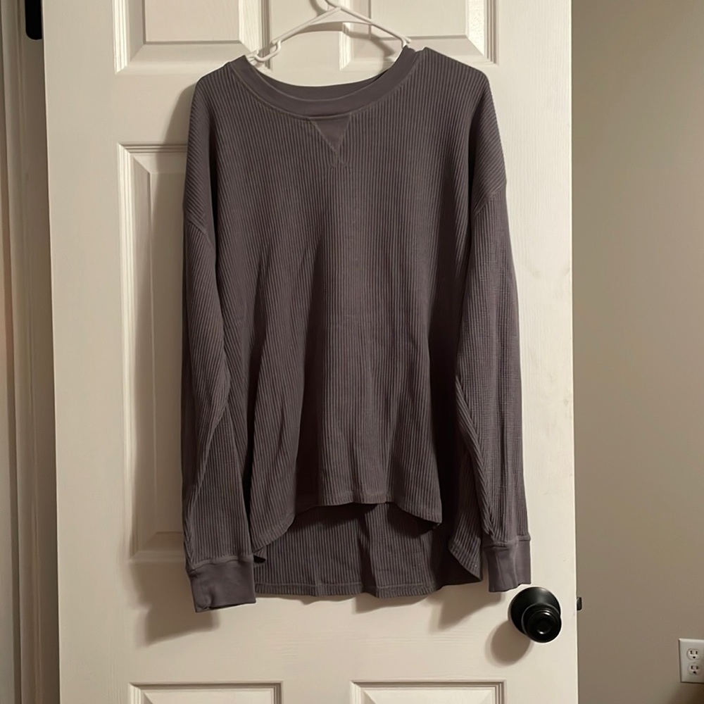 Gray sweater